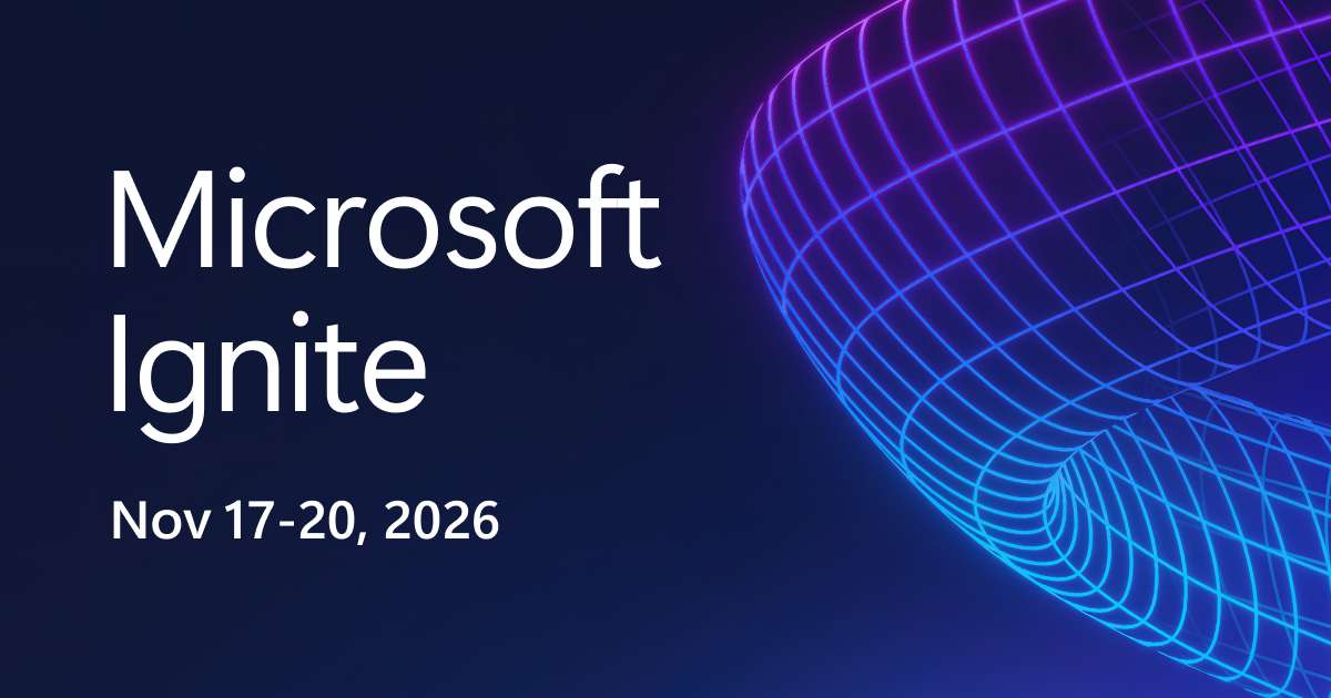 Microsoft Ignite 2026 官方图片